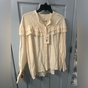 Momoni Moulins Silk Blend Crepe Shirt